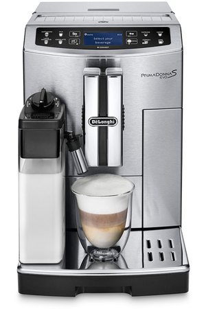 Expresso avec broyeur Delonghi Primadonna S ECAM516.45.MB Metal Et Noir