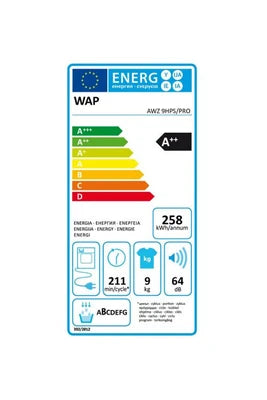 Sèche-linge Whirlpool pompe à chaleur avec condenseur 60cm 9kg