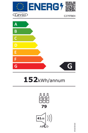 Cave multi-températures Caviss C279TBE4