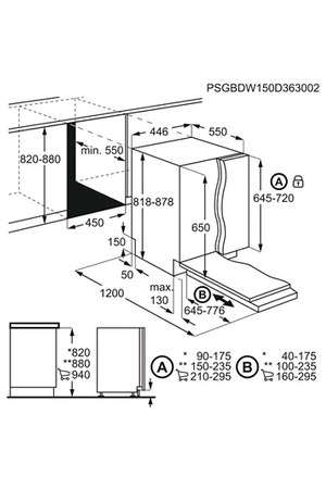 Lave-vaisselle Electrolux EEA22100L - Encastable 45CM