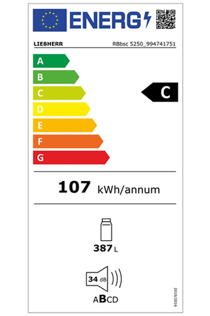 Réfrigérateur 1 porte Liebherr RBBSC5250-20