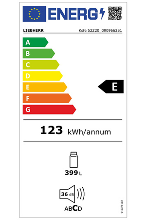 Réfrigérateur 1 porte Liebherr KSFE52Z20-20