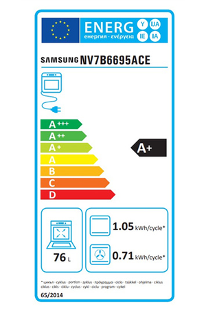 Four Samsung NV7B6695ACE Dual Cook Steam