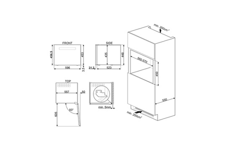 Cave de service Smeg CVI621NR3