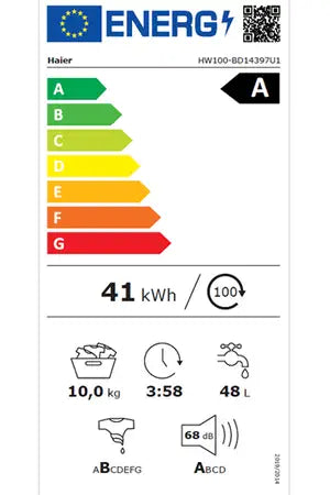 Lave-linge hublot Haier X SERIES 11 HW100-BD14397U1
