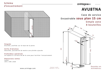 Cave de service Avintage AVU8TNA