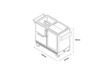 Cave de service Dometic Mo Bar 550S