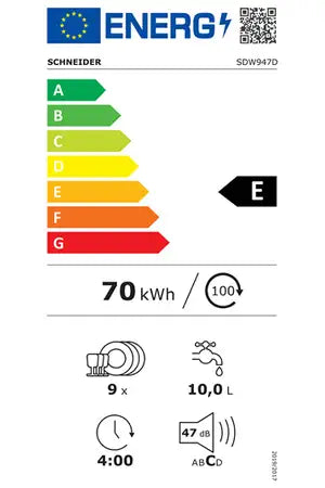 Lave-vaisselle Schneider SDW947D