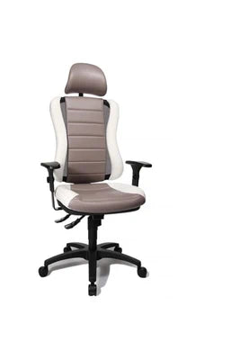 Topstar Siège De Bureau De Qualité Professionnelle Head Point Rs Gris / Blanc