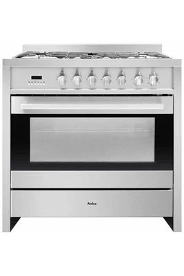 Piano De Cuisson Amica 101323w - Cuisinière - Pose Libre - Largeur : 90 Cm