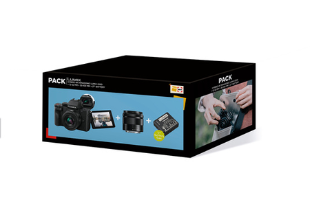 Appareil Photo Hybride Panasonic Pack Lumix G100 Noir + G Vario 12-32mm F/3,5-5,6