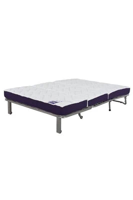 Banquette Slyde 160 Los Angeles Coton Pacifico - Matelas Dunlopillo -160 X 200 cm