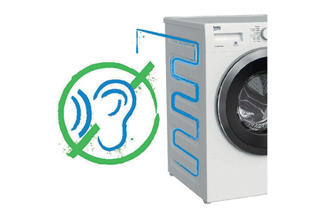 Lave-linge hublot Beko DWUE7222B0WS AQUAWAVE