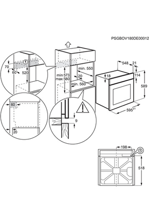 Four Electrolux EOF4P46H