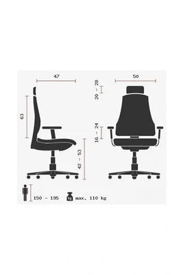 Topstar Siège De Bureau De Qualité Professionnelle Head Point Rs Gris / Blanc