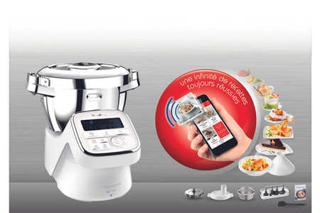 Robot Cuiseur Moulinex I-Companion Xl Connecte 7 Accessoires Dont Decoupe Legumes Yy4418fd