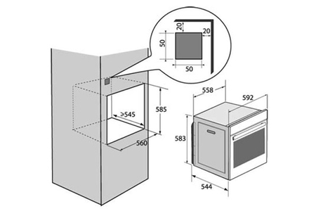 Four De Dietrich DOP8360W