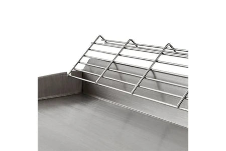 Plancha Brasero Plancha Au Gaz Silvia Ii G Inox - 4 Brûleurs - Surface De Cuisson 84 X 34 Cm - Inox - Gris