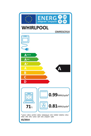 Four Whirlpool OMR55CR1X