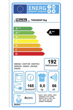 Sèche-linge Miele TWD 260 WP