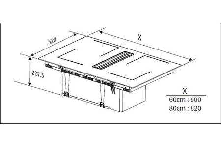 Plaque induction Beko HIXI64700UF