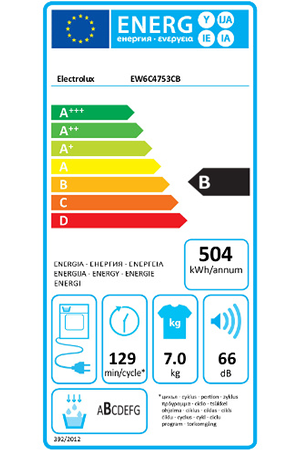 Sèche-linge Electrolux EW6C4753CB