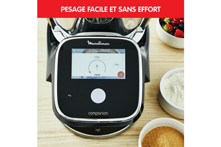 Robot cuiseur Moulinex I-Companion Touch Pro Noir HF93D810